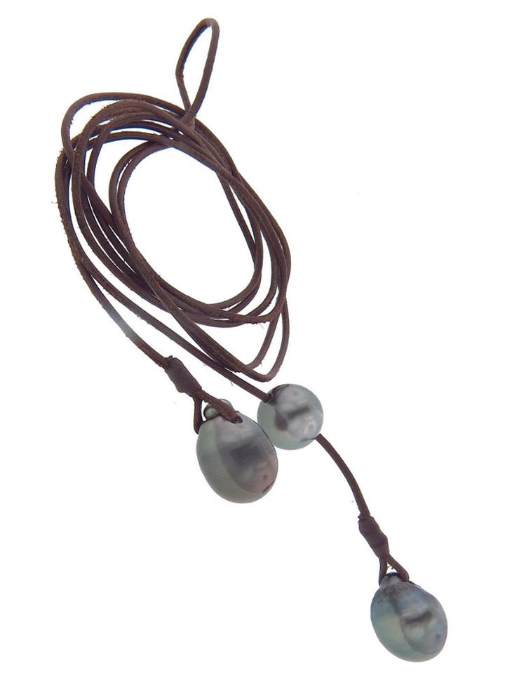 Mignot St. Barth Triple Tahitian Pearl Lariat