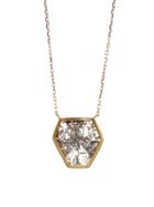 Jamie Joseph Diamond Trapiche Slice Pendant Necklace