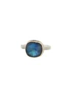 Jamie Joseph Small Blue Rainbow Moonstone Ring