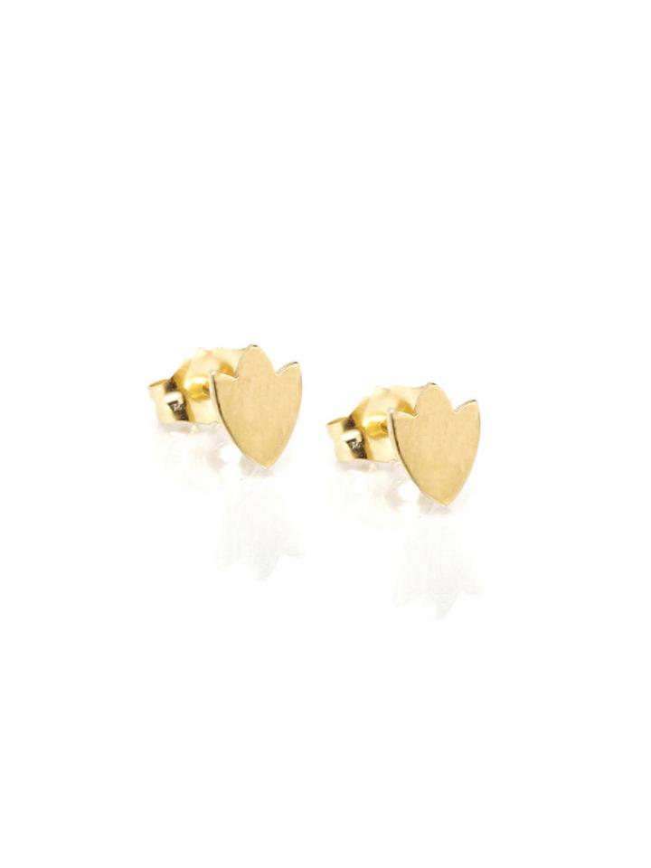 Workhorse Nitza Studs - Yellow Gold