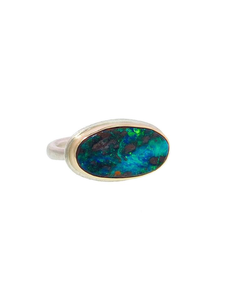 Jamie Joseph Boulder Opal Oval Ring