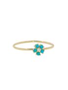 Jennifer Meyer Tiny Turquoise Flower Ring