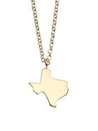 Finn Minor Obsessions State Of Texas Necklace - Yellow Gold