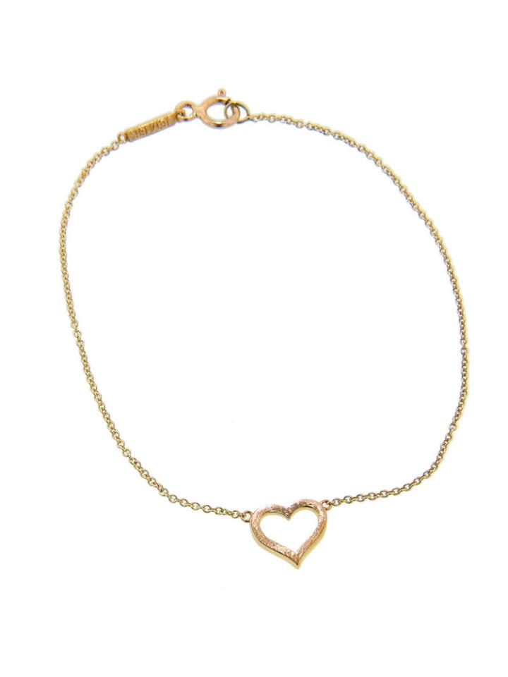 Jennifer Meyer Open Heart Bracelet - Yellow Gold