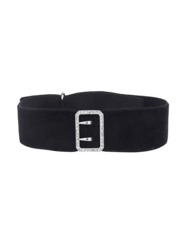 Lucie Campbell Diamond Buckle Bracelet - 18 Karat White Gold