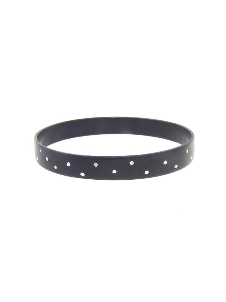 Himatsingka Raj Dots Inlay Thin Bangle