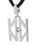 India Hicks Silver Love Letters Cord Necklace - N