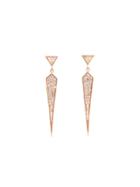 Finn Champagne Diamond Dagger Earrings