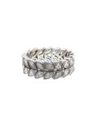 Cathy Waterman Diamond Laurel Leaf - Designer Platinum Ring