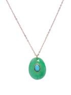 Pascale Monvoisin Chrysoprase And Turquoise Orso Necklace