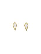 Ylang 23 Diamond Kite Stud Earrings - Yellow Gold