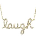 Sydney Evan Diamond Laugh Necklace In Yellow Gold