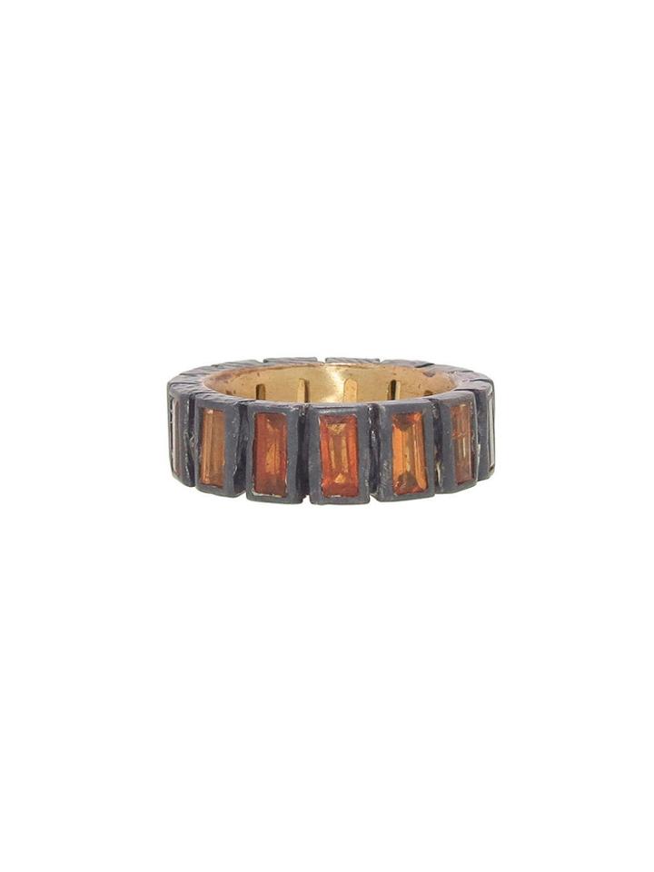 Nak Armstrong Mandarin Garnet Mosaic Ring