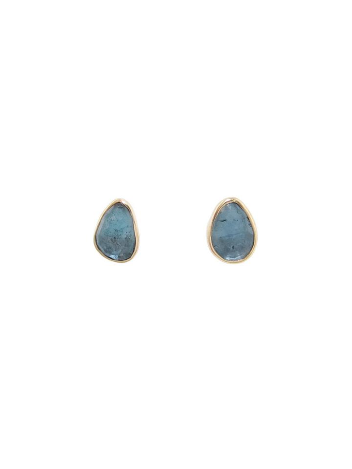 Melissa Joy Manning London Blue Topaz Stud Earrings