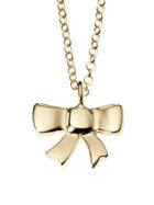 Finn Minor Obsessions Mini Bow Necklace - 10 Karat Gold