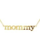 Jennifer Meyer Statement Mommy Necklace - Yellow Gold
