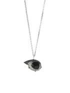 Celine Daoust Black Tourmaline Eye Necklace - Black Diamonds