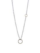 Melissa Joy Manning Textured Circle Pendant - Oxidized Sterling Silver
