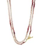 Cathy Waterman Tri Colored Sunstone Bead Chain