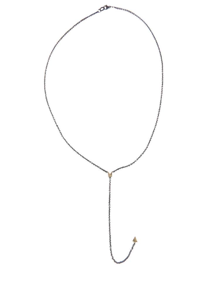 Workhorse Gold Arrow Head And Tail Necklace