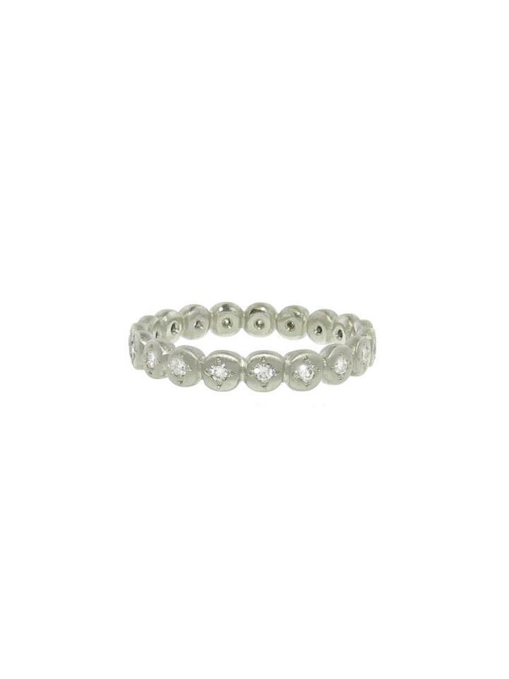 Adel Chefridi River Rocks Diamond Band - Platinum