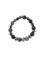 Catherine Michiels Sapphire And Pyrite Beaded Bracelet