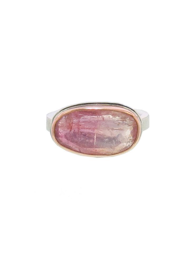 Jamie Joseph Randomly Faceted Pink Tourmaline Ring
