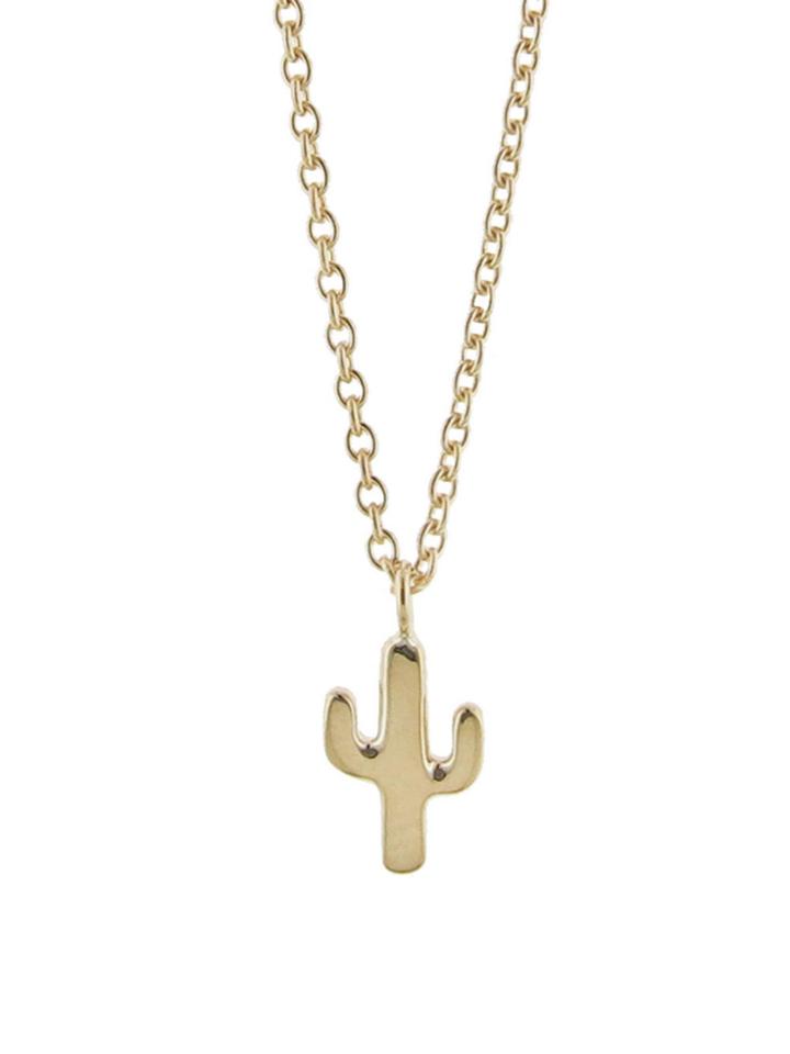 Finn Minor Obsessions Cactus Necklace - Gold