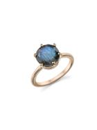 Irene Neuwirth Brilliant Cut Labradorite Stacking Ring - Rose Gold