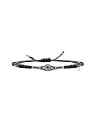 Pippo Perez Green Garnet Fatima Eye Cord Bracelet