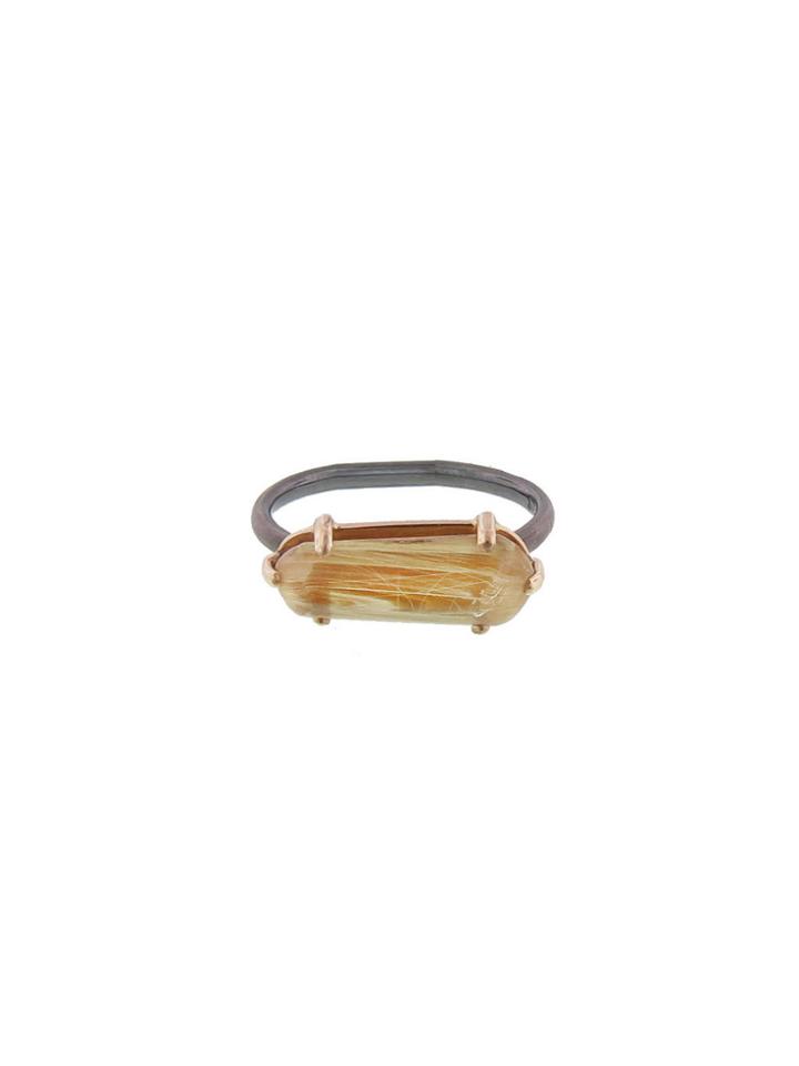 Jamie Joseph Thin Rutilated Quartz Ring