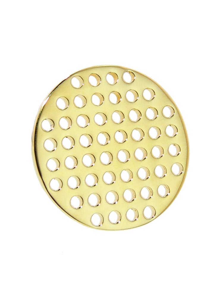Jennifer Fisher Large Button - Designer Yellow Gold Earring