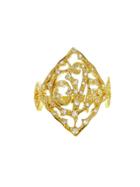 Cathy Waterman Love Ring With Diamonds - 22 Karat Gold