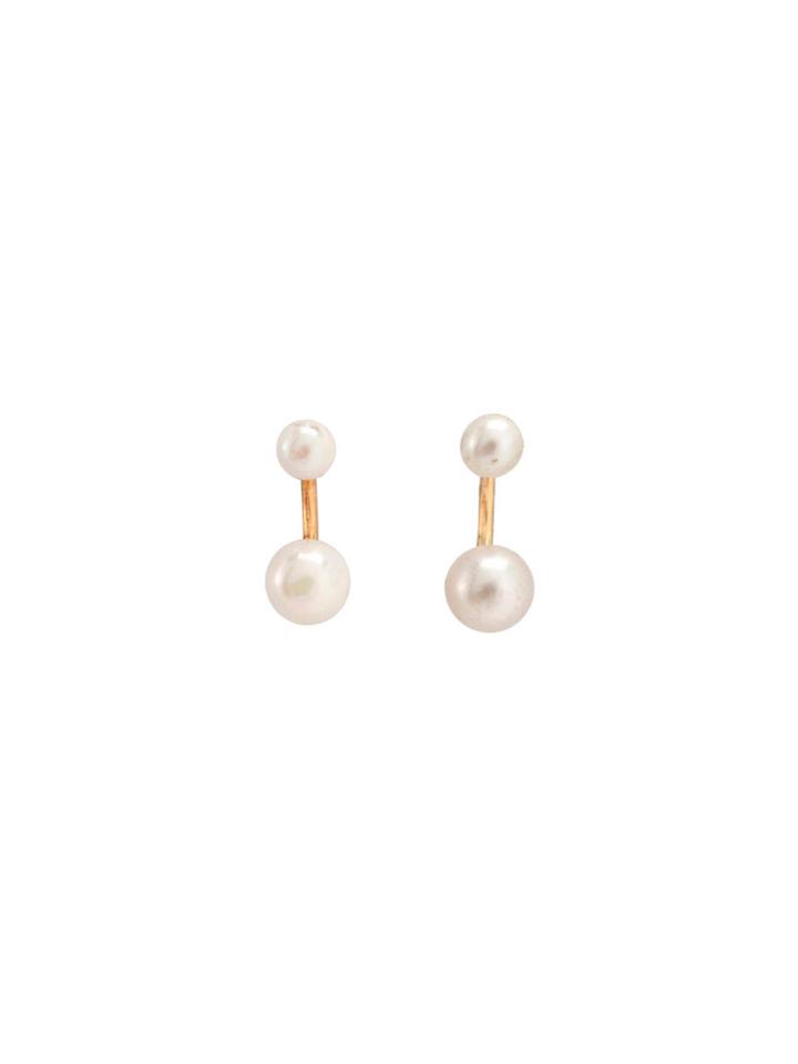 Satomi Kawakita Twin Pearl Studs