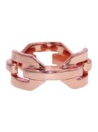Jennifer Fisher Rose Gold Flat Chain Link Ring Fashion Jewelry