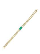 Irene Neuwirth Colombian Emerald Double Chain Bracelet
