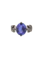 Cathy Waterman Tanzanite Leafside Ring