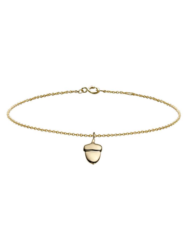 Finn Minor Obsessions Acorn Bracelet - Yellow Gold