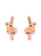 Jennifer Fisher Medium Knots Earrings - Rose Gold