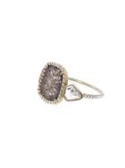 Monique Péan Diamond Slice Ring With Triangular Diamonds