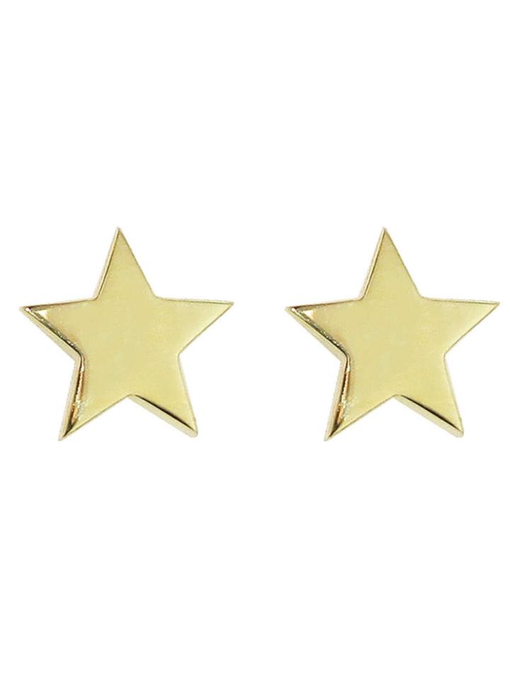 Finn Minor Obsessions Star Studs In Yellow Gold