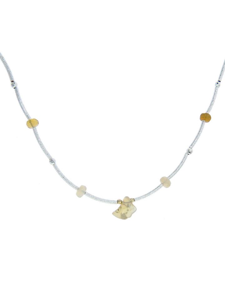 Catherine Michiels Opal And Mixed Stone Necklace