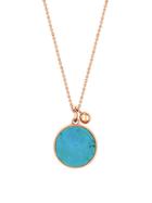 Ginette Ny Ever Turquoise Disc Necklace
