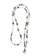 Catherine Michiels African Beaded Necklace With Sterling Silver Clasp
