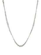 Ten Thousand Things Luxe Bead Cluster Necklace - Sterling Silver