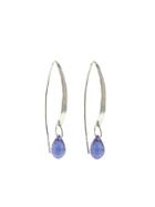 Melissa Joy Manning Iolite Wishbone Earrings
