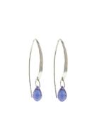 Melissa Joy Manning Iolite Wishbone Earrings