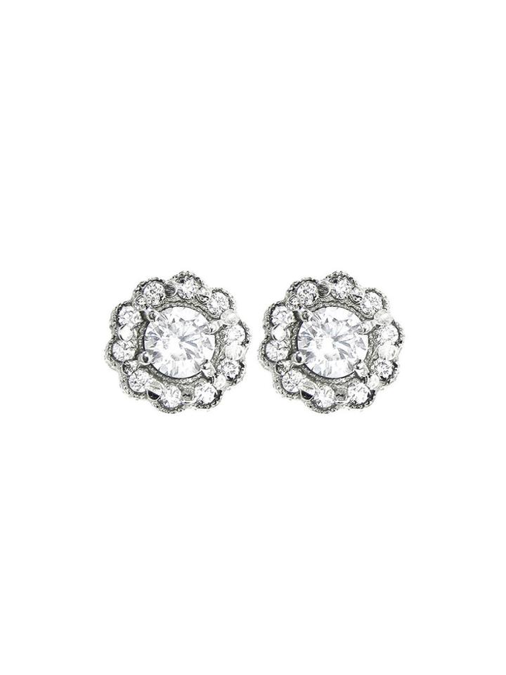 Megan Thorne Diamond Mosaic Studs - White Gold