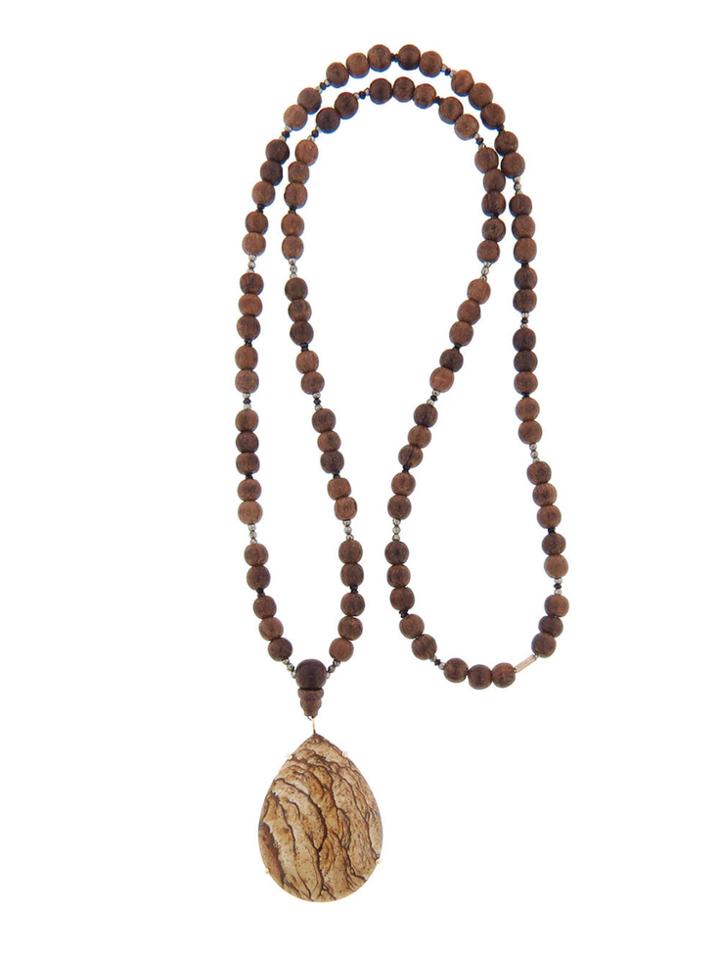 Jamie Joseph Large Smooth Teardrop Jasper Pendant