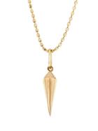 Sydney Evan Featured In Women's Health Magazine June 2015 - Small Yellow Gold Spike Necklace